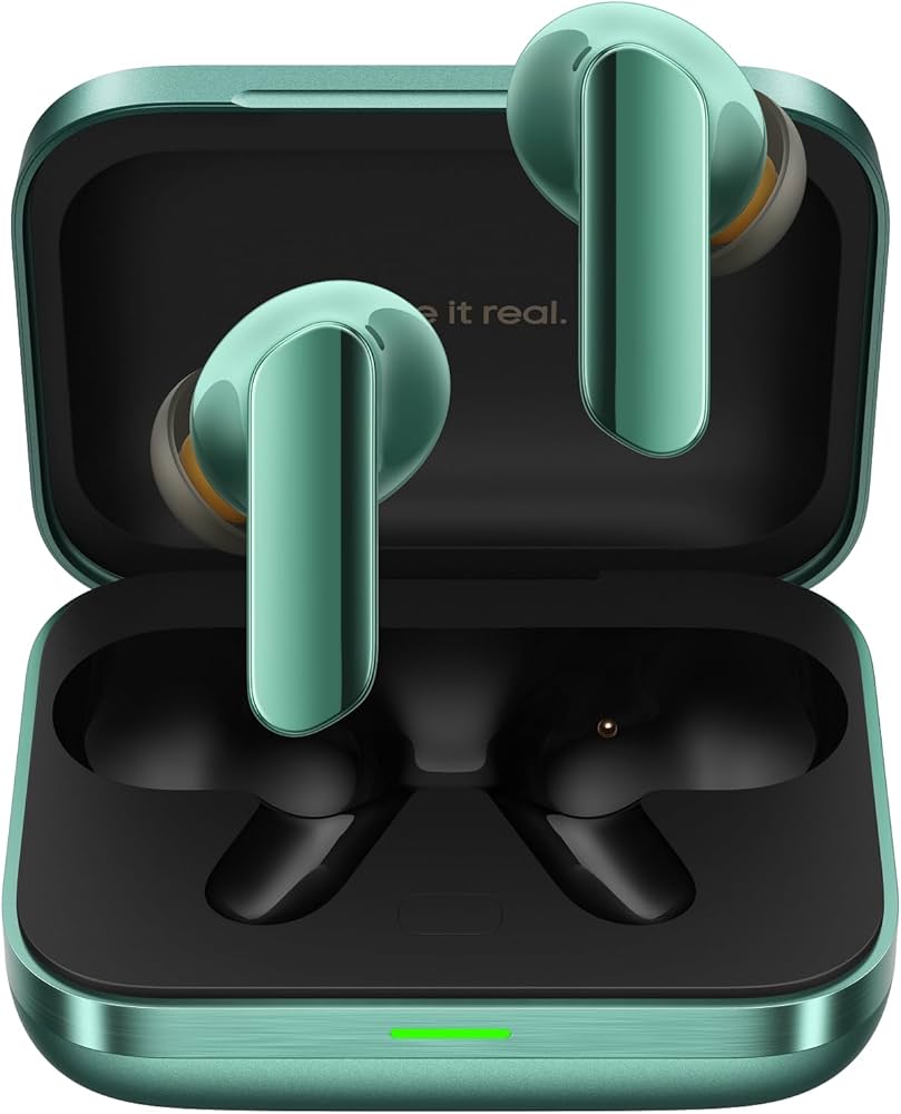 realme Buds Air 7 Pro TWS Earbuds – Green