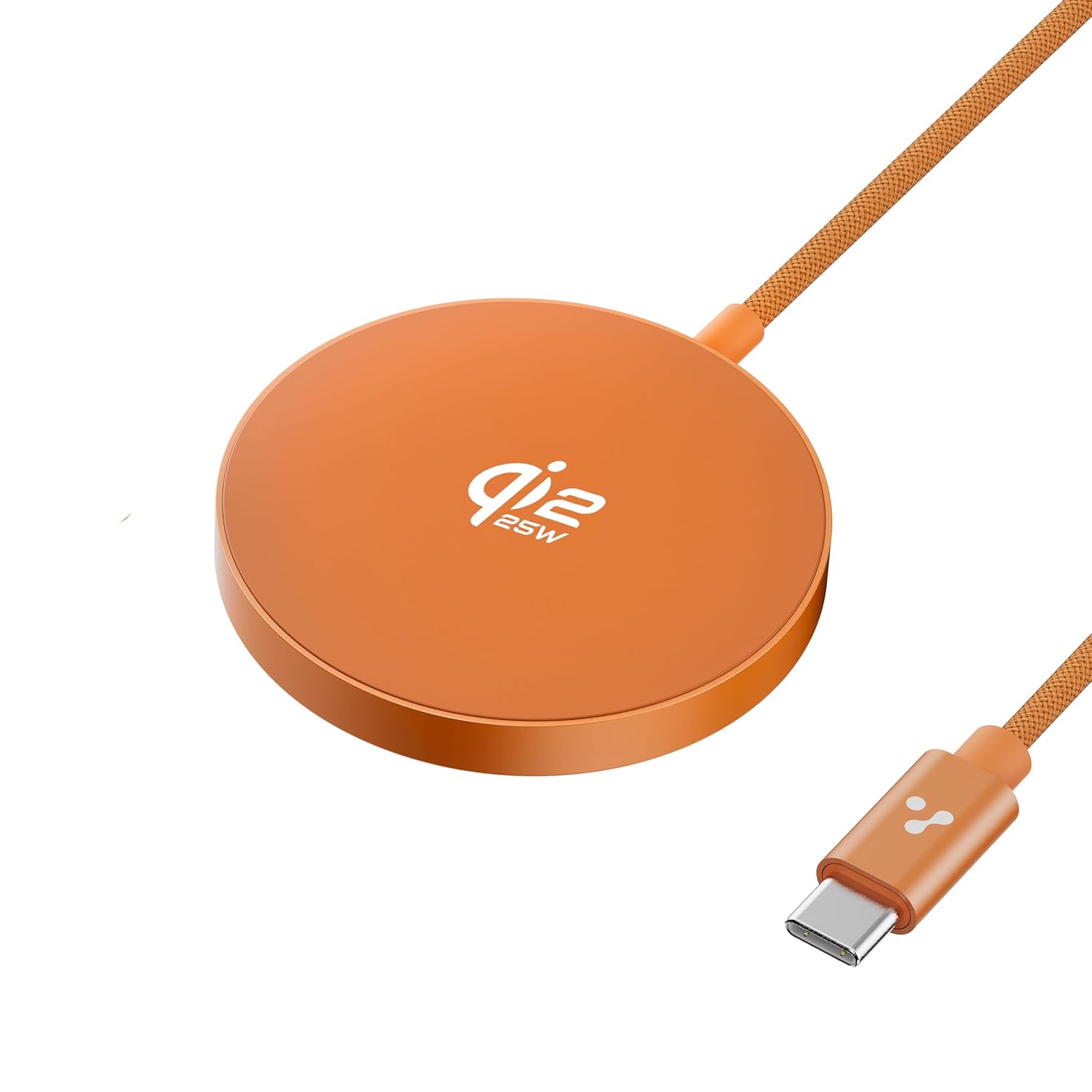 Ambrane AeroSynQ 2 25W Qi2.2 MagSafe Wireless Charger | Fast Magnetic Charging